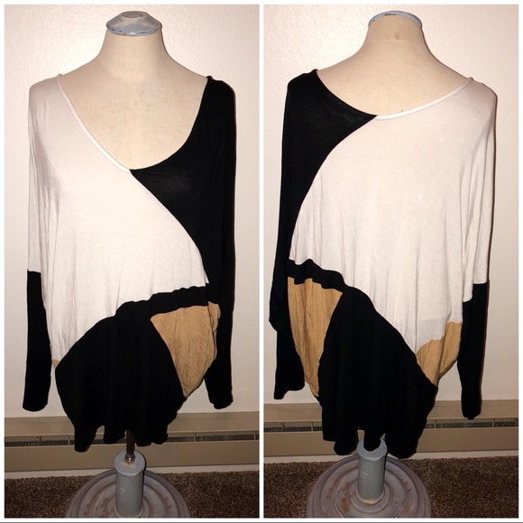 Dana Buchman Tops - Color block blouse